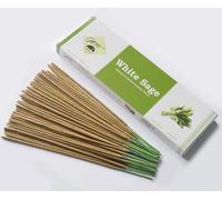Giftbrit Whie Sage Natural & Herbal Incense Sticks 100 Sticks With 1 Incense Holder For Meditation, Yoga, Church, Relaxation, Healing and Positivity