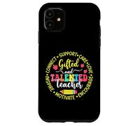Gifted and Talented Teacher GT Education Pride design Case for iPhone 11