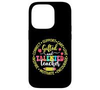Gifted and Talented Teacher GT Education Pride design Case for iPhone 14 Pro