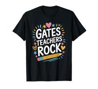 Gifted Education Teaching School Ed, Gate Teacher Rock T-Shirt