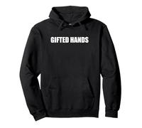 Gifted Hands Pullover Hoodie, Adult Unisex, Black, L