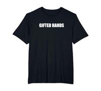 Gifted Hands T-Shirt, Men's Big and Tall, Black, 4X Tall