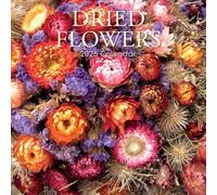Gifted Stationery Co, Dried Flowers 2026 Wall Calendar, 12'' X 12'', 16-Month Calendar with Stapled Binding
