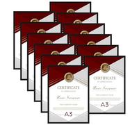 Giftgarden 12 Pack A3 Picture Frame, Black A3 Photo Frame for Displaying Prints, Posters, Landscapes, Portraits, and Artwork