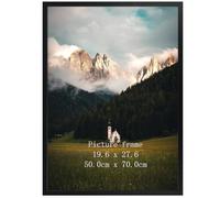Giftgarden 50x70cm Frame Black, Aluminum Picture Frames 50cm x 70cm for Puzzles, Large Poster frame for Wall-Mounted Horizontal or Vertical Display