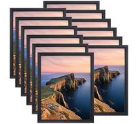 Giftgarden Black 14x11 Photo Frames 12 Pack, Modern 11x14 Picture Photo Frames for Wall or Tabletop Display