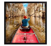 Giftgarden Black 30x30cm Picture Frame, Square 12x12 inch Picture Frames for Tabletop or Wall Displays
