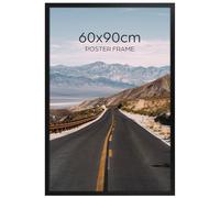 Giftgarden Black Aluminium 60x90cm Picture Frame, Large Poster Frame 90cm x 60cm for Wall-Mounted Horizontal or Vertical Display, Suitable for Art Prints, Portraits, Landscape Photos