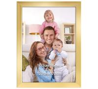 Giftgarden Gold 7x5 Photo Frame, Sleek Thin Design Picture Frames 7x5 for Tabletop or Wall Displays