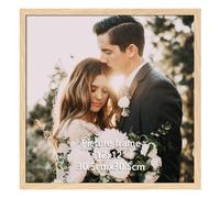 Giftgarden Oak 30x30cm Picture Frame, Square 12x12 inch Picture Frames Versatile Tabletop or Wall Displays