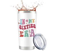 GiftGem 60th Birthday Gifts for Women - 60th Birthdays Creative Travel Mug, Interesting Personalized Mug, Bron in 60th Birthday Gifts for Grandma, Mum, Wife, Sister,Besties, Best Friend