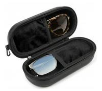 GiftGem Glasses case for women 2 Slot - Portable Hard Shell sunglasses case Travel Organizer, Crush-Resistant EVA Material Eyewear Storage Holder Box for Multiple Pairs