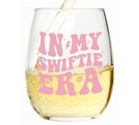 GiftGem Music Lovers Gifts - Music Lovers Gift for Women, Creative Wineglass, Drink Cup, Glass Mug, Singer Glass Album Inspired Gift, Singer Merchandise, Birthday Christmas Gifts for Women Friends