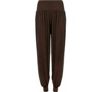 GIFTIDEAZZ Harem Trousers for Women, Ladies & Girls, Plus Sizes - ALI Baba Long Pants for Causal Wearing - Stretchy & Full Length Legging - Made in UK (Ali Baba Chocolate Brown-S)