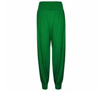 GIFTIDEAZZ Harem Trousers for Women, Ladies & Girls, Plus Sizes - ALI Baba Long Pants for Causal Wearing - Stretchy & Full Length Legging - Made in UK (Ali Baba Jade Green-S)