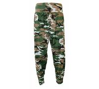 GIFTIDEAZZ Harem Trousers for Women, Ladies & Girls, Plus Sizes - ALI Baba Long Pants for Causal Wearing - Stretchy & Full Length Legging - Made in UK (Ali Baba Green Camo-S)