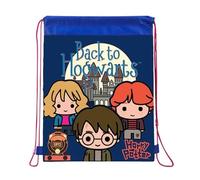 GIFTIDEAZZ Kids Character Design Drawstring Bags - Perfect for PE, Sports & School | Fun and Durable Gym Sack for Boys & Girls (Harry Poter Back To Hogwarts Drawstring Bag)