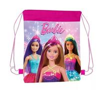 GIFTIDEAZZ Kids Character Design Drawstring Bags - Perfect for PE, Sports & School | Fun and Durable Gym Sack for Boys & Girls (Barbie and Friends Drawstring Bag)