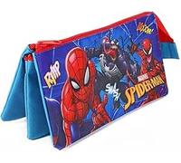 GIFTIDEAZZ Kids Character Pencil Case - Fun & Durable School Supply Organizer with Zipper - Cute Designs Perfect for School, Travel, and Art Supplies Pencil case (Spiderman 3 Compartment)
