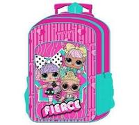 GIFTIDEAZZ Kids Wheeled Trolley Backpack - Foldable Suitcase Rucksack with Favorite Character Designs - Travel Carry-on Luggage for Children (Deluxe LOL Surprise Trolley)