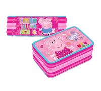 GIFTIDEAZZ TIMELESS GIFTS THAT REFLECT YOUR STYLE Children Characters Pencil Case, Pencil Case with Compartments Pre-Filled School Supplies, Felt, Coloured Pencil, Back to School Gift.