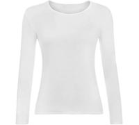 GIFTIDEAZZ TIMELESS GIFTS THAT REFLECT YOUR STYLE - Made in The UK - Women's Long Sleeve Round Neck Scoop Neck Plain T-Shirts (White XXL)