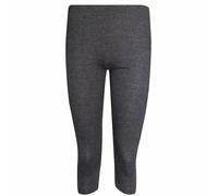 GIFTIDEAZZ Women's Ladies Cropped 3/4 Capri Leggings: Plus Size (UK 8-26) - Summer Perfection (Darkgrey S-M)