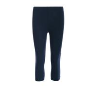 GIFTIDEAZZ Women's Ladies Cropped 3/4 Capri Leggings: Plus Size (UK 8-26) - Summer Perfection (Navy M-L)