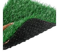 Giftik Artificial Grass Turf, Fake Plastic Grass Carpet Mat, Garden Lawn High Density Durability Green Lawn Rug, Weather Resistant Outdoor Indoor Landscape Grass (Autumn)