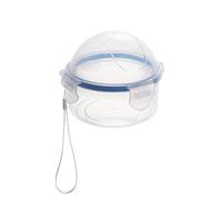 Giftik Clear Food Storage Containers For Fridge,Freezer Microwave Safe,Fresh Food Keeper Saver Bowl Box for Small Vegetable Lemon Tomato Onion Chili Garlic Fruit Avocado Pear Peach (Clear (1PC))