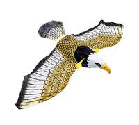Giftik Luminous Bird Horrible Predator Repellent Hanging Eagle with Music Flying Bird Scarer Devices Nature Enemy Pest Repellent for Outdoor Garden Yard Decor (1 pc)
