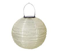 Giftik Solar Lantern Outdoor, 8 Inches Waterproof Nylon Lantern Hanging Solar Chinese Lanterns for Home Garden Festival Party Decoration (5pc)