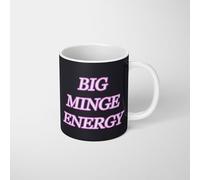GIFTIMIZED Big Minge Energy Mug Funny TikTok Viral Meme Quote Joke Coffee Cup Novelty Gift for Him Her Friend Colleague Birthday Christmas Work