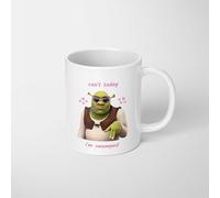 GIFTIMIZED Cant Today Swamped Meme Mug Funny Girly Ogre Parody Quote Viral Humour Coffee Cup Ceramic Novelty Drinkware Cosy Home Kitchen Decor Aesthetic Gift Idea Trendy UK