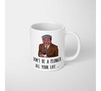 GIFTIMIZED Dont Be A Plonker Mug Funny British Slang Comedy Quote Retro Humour Joke Coffee Cup Novelty Gift for Him Her Friend Colleague Birthday Xmas