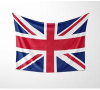 GIFTIMIZED Great Britain Union Jack Flag Blanket Bed Sofa Throw | Machine Washable | Super Soft | Made in UK | Multiple Sizes | British Souvenir | UK Pride Gift | Britain Home Décor