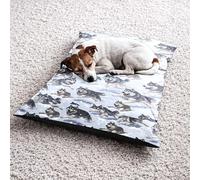 GIFTIMIZED Husky Print Pet Bed Dog Mattress Soft Plush Cushion Comfy Cosy Warm Sleeping Bed Washable Durable Kennel Mat Animal Comfort Pet Accessories Gift for Dogs UK