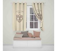 GIFTIMIZED Otterly Love You Blackout Curtains, Cute Otter Theme Eyelet Curtains, Custom Colour Romantic or Kids Bedroom Decor, Triple Weave Light Blocking Panels