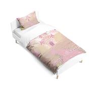 GIFTIMIZED Personalised Majestic Dream Castle Cot Bed Duvet Cover Set, Custom Name Baby Bedding, Fairytale Princess Nursery Decor, Royal Fantasy Toddler Quilt Cover, Infant Girls Bed Linen Gift