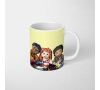 GIFTIMIZED Retro Kids TV Nostalgia Mug Funny Puppet Trio Childhood Memory Joke Coffee Cup Novelty Gift for Him Her Friend Birthday Christmas Work