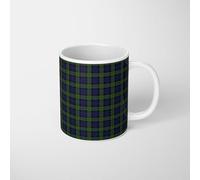 GIFTIMIZED Scottish Tartan Mug & Coaster, 16 Plaid Designs, Classic Heritage Gift Set, Highland Style Cup, Traditional Plaid Drinkware, Winter Home Accessory