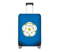 GIFTIMIZED Yorkshire Flag Luggage Cover | Suitcase Protector Small Medium Large | Durable Travel Accessories | Washable Stretch Cover | Holiday Present for Yorkshire Lovers | Unique Travel Essentials