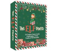Giftinghouse The Elf Points - Christmas Card Game for Families, Adults & Kids with Challenges, Truth, Trivia & Bonus Cards - Fun Made in the UK