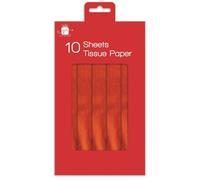 Giftmaker Christmas Tissue Paper Pack - 10 Sheets Red Wrapping Paper Tissue - Recyclable Holiday Tissue Paper - Xmas Gifts Crafts Gift Bags Festive Wrapping