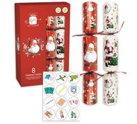 Giftmaker Santa Christmas Crackers 8 Pack