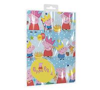 Giftmaker Peppa & George Pig Birthday Party Wrapping Paper Including 2 Sheets & 2 Tags