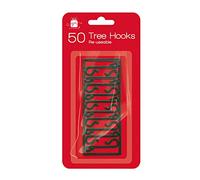 Giftmaker Set 50 Reusable Plastic Christmas Tree Bauble Hooks Hanging Decoration