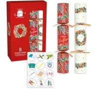 Giftmaker Traditional Foliage Crackers, 12 inch, Pack of 8