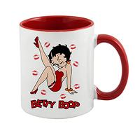 Giftme Betty Cartoon Character Birthday, Christmas Coffee Tea Mug 11oz Inside Coloured Ceramic Mug. (Red)