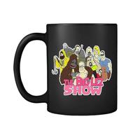Giftme Big LEZ Web Series Theme, Black Satin Cup, Coffee, Tea Mug.